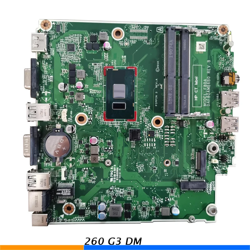 Материнская плата настольного ПК для HP 260 G3 DM DAF80AMB6B0 L37693-001 L37693-601 F80A, материнская плата
Материнская плата настольного ПК для HP 260 G3 DM DAF80AMB6B0 L37693-001 L37693-601 F80A, материнская плата