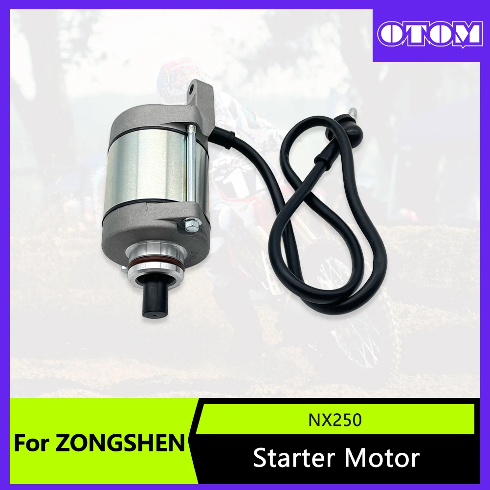 OTOM Motorcycle Starter Motor Electric Starter For ZONGSHEN NX250 ZS178MM-2 250cc Engine Pit Dirt Bike Accessories
OTOM Motorcycle Starter Motor Electric Starter For ZONGSHEN NX250 ZS178MM-2 250cc Engine Pit Dirt Bike Accessories