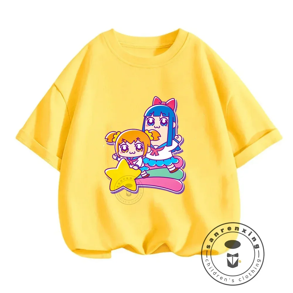 POP TEAM EPIC Summer Kawaii Craze Ultimate Japanese-style Breathable T-shirts for Boys Girls Superbly Soft O-neck Cut for Kids
POP TEAM EPIC Summer Kawaii Craze Ultimate Japanese-style Breathable T-shirts for Boys Girls Superbly Soft O-neck Cut for Kids