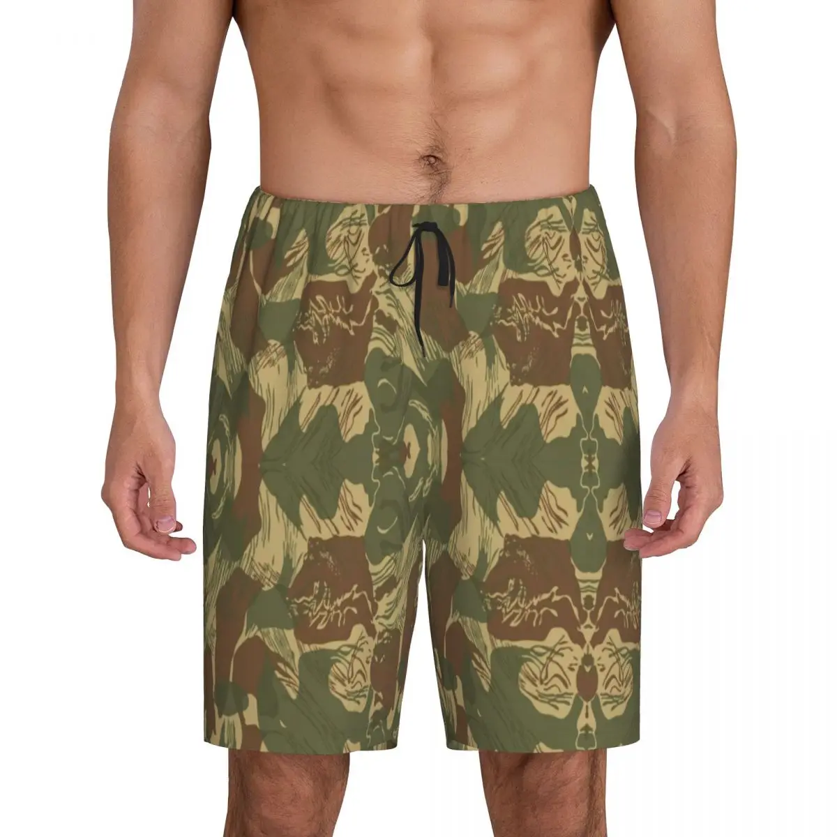 Custom Rhodesian Brushstroke Camo Pajama Shorts Men's Rhodesia War Camo Military Army Sleepwear Lounge
Custom Rhodesian Brushstroke Camo Pajama Shorts Men's Rhodesia War Camo Military Army Sleepwear Lounge