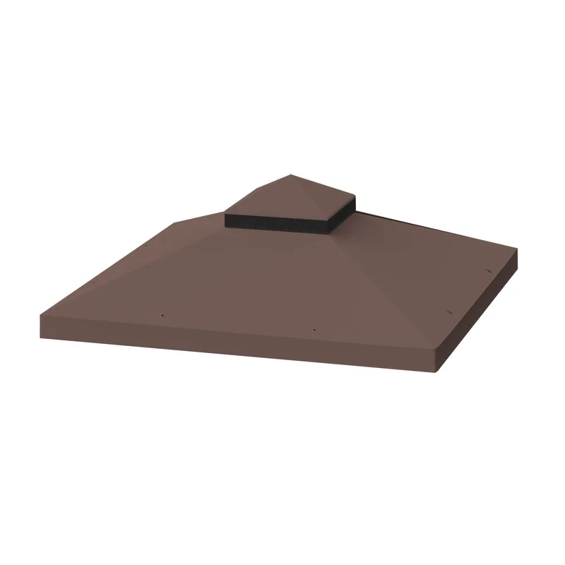 10x10 Ft Outdoor Gazebo Canopy Top Only, Double Tier Roof Cover for Patio, No Frame Included
10x10 Ft Outdoor Gazebo Canopy Top Only, Double Tier Roof Cover for Patio, No Frame Included