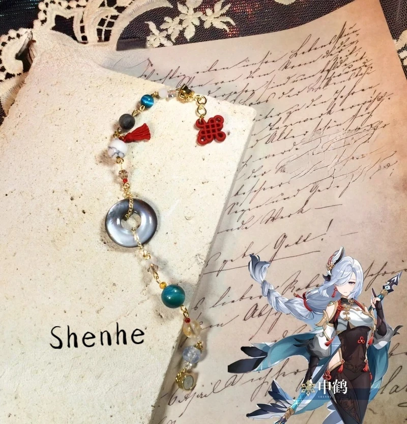 Game Anime Cosplay Shenhe Fashionable Pearl Alloy Silver Gold Bracelet Couple Jewelry Gifts
Game Anime Cosplay Shenhe Fashionable Pearl Alloy Silver Gold Bracelet Couple Jewelry Gifts