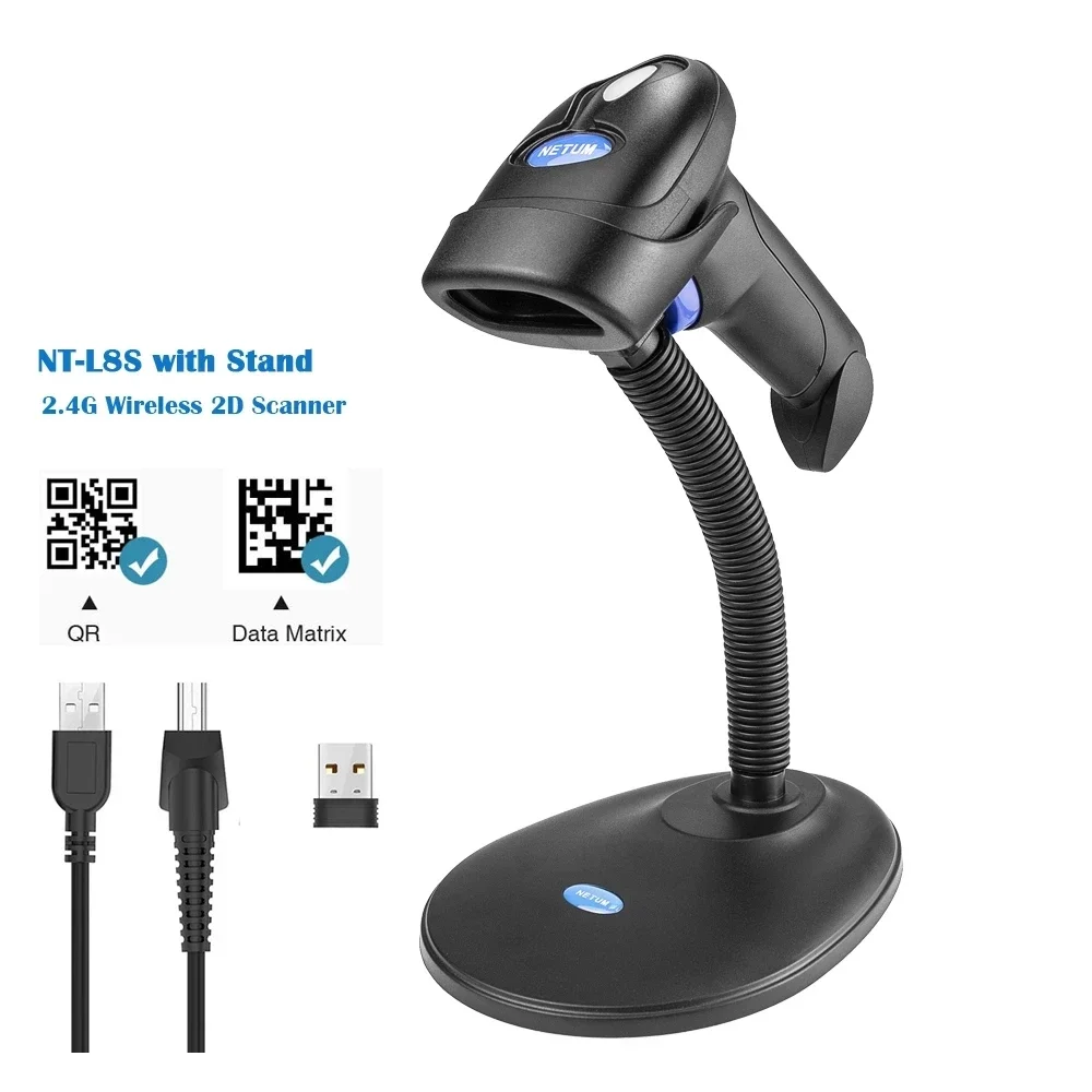 Сканер штрих-кодов 1D/2D беспроводной (2,4 ГГц и Bluetooth) и проводной, сканер QR-штрих-кодов с автоматическим 감щением сканирования, поддерживает PDF417, подходит для iOS и Android
Сканер штрих-кодов 1D/2D беспроводной (2,4 ГГц и Bluetooth) и проводной, сканер QR-штрих-кодов с автоматическим 감щением сканирования, поддерживает PDF417, подходит для iOS и Android
