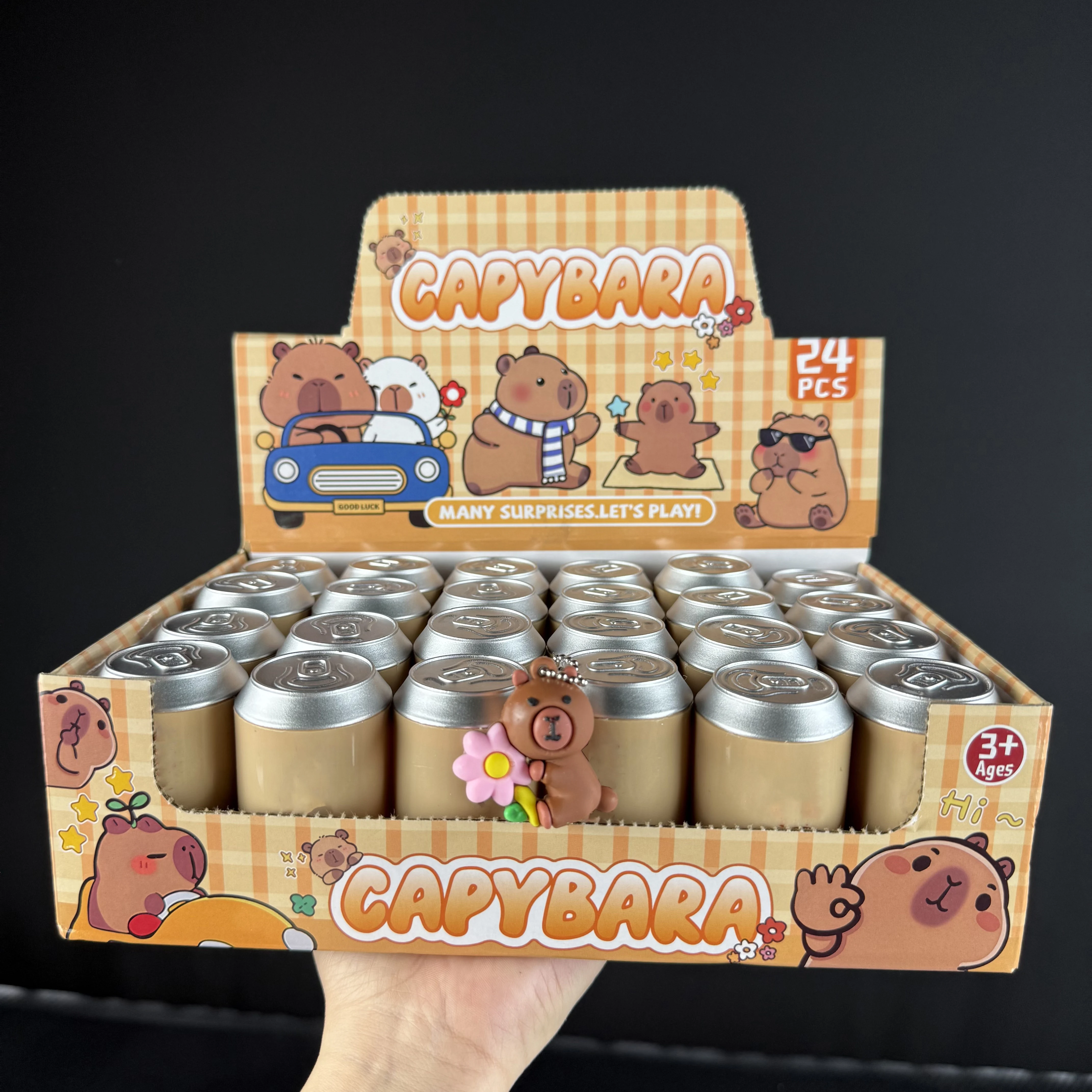 Pull Tab Can Blind Box Полный набор с капибарой и мифическими существами, милые коллекционные фигурки, подарок для друзей и семьи
Pull Tab Can Blind Box Полный набор с капибарой и мифическими существами, милые коллекционные фигурки, подарок для друзей и семьи