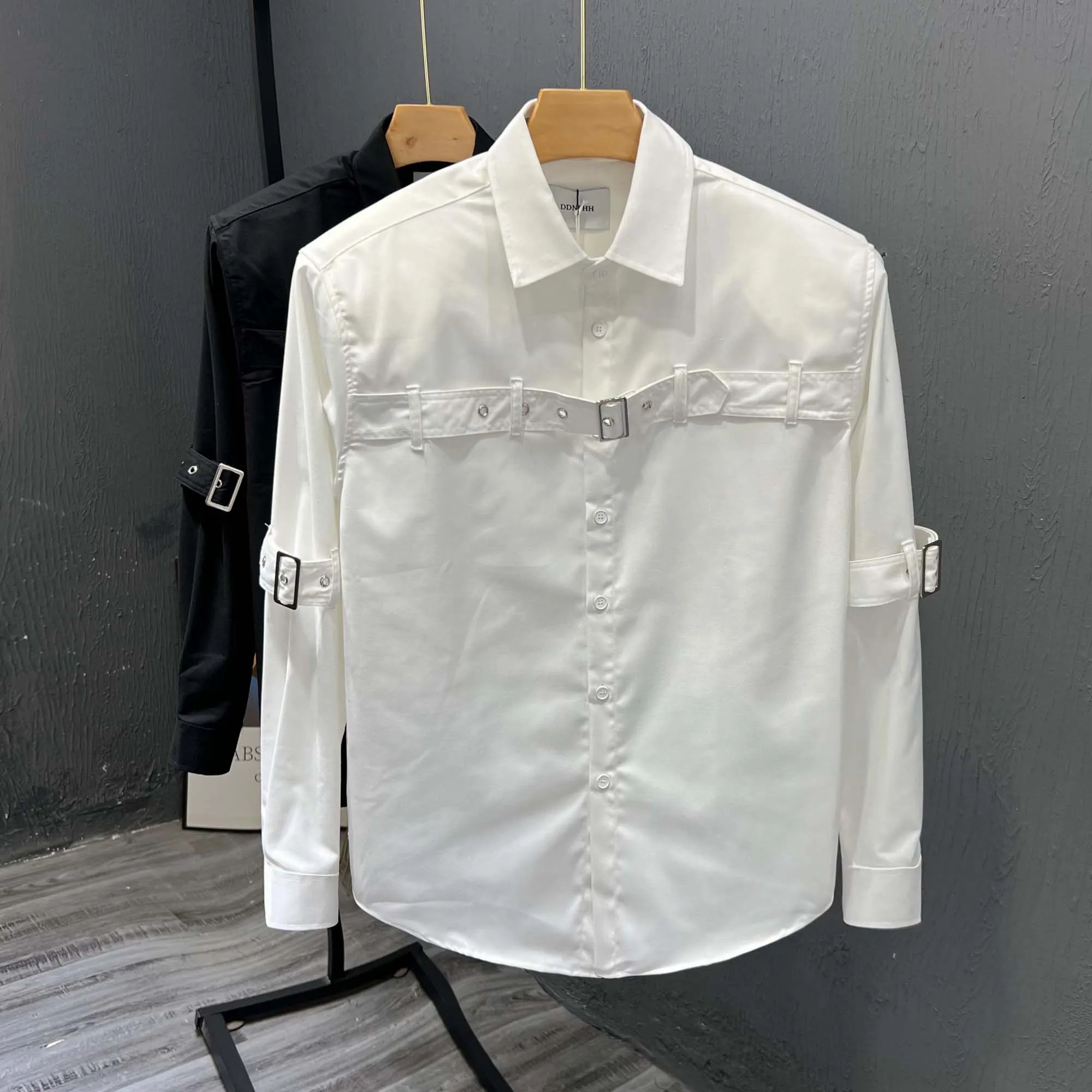 White Long Sve Men's Casual irt Youth Trend Stand Fit Pure Color Iron Free Bla irt Versatile Autumn Breathable Po...
White Long Sve Men's Casual irt Youth Trend Stand Fit Pure Color Iron Free Bla irt Versatile Autumn Breathable Po...
