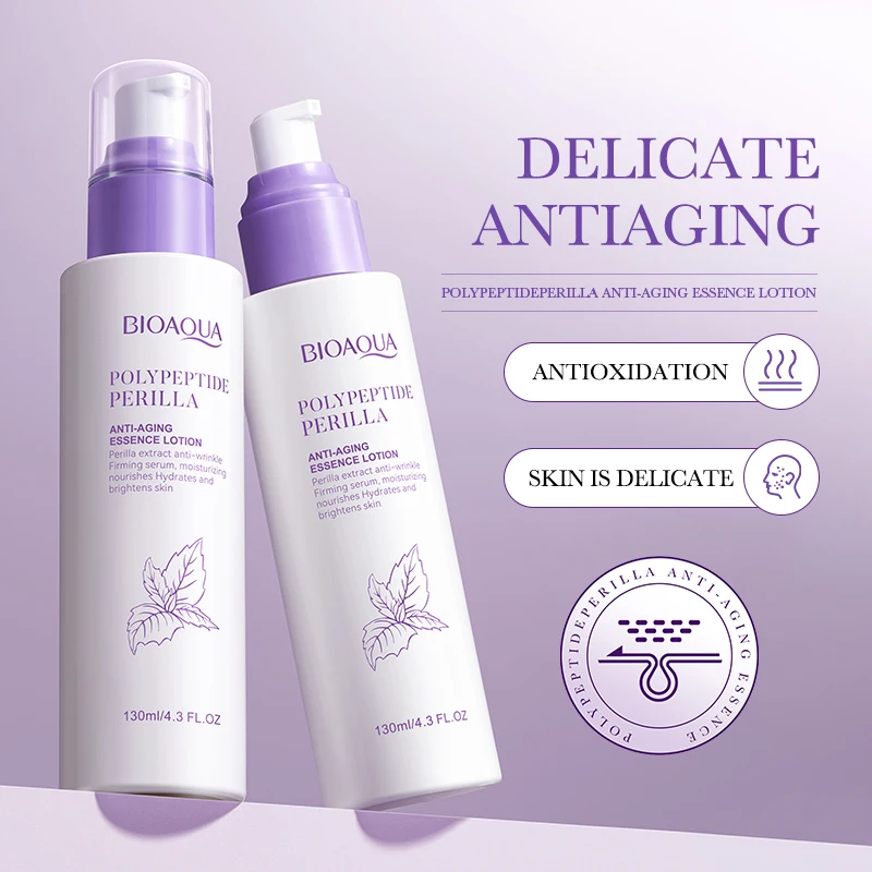 BIOAOUA Peptide Shiso Moisturizing Anti-Aging Essence Milk New 130ml 
BIOAOUA Peptide Shiso Moisturizing Anti-Aging Essence Milk New 130ml