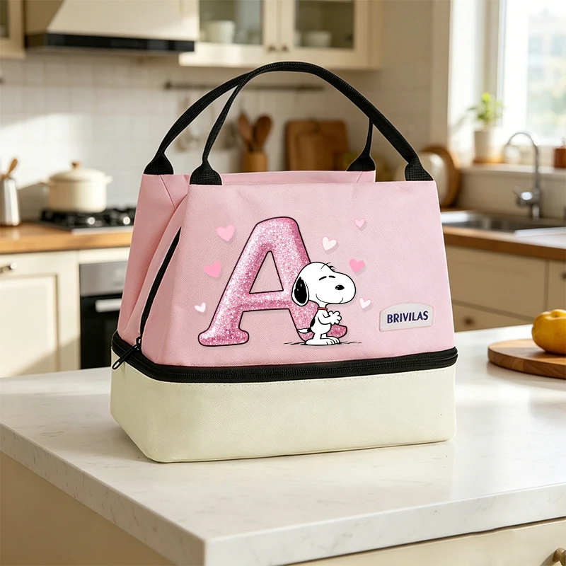 New Snoopys Kawaii Lunch Bag Insulation Bento Pack Cute Cartoon Thermal Food Bags Student Bento Handbag Meal Pack IcePack Gift
New Snoopys Kawaii Lunch Bag Insulation Bento Pack Cute Cartoon Thermal Food Bags Student Bento Handbag Meal Pack IcePack Gift