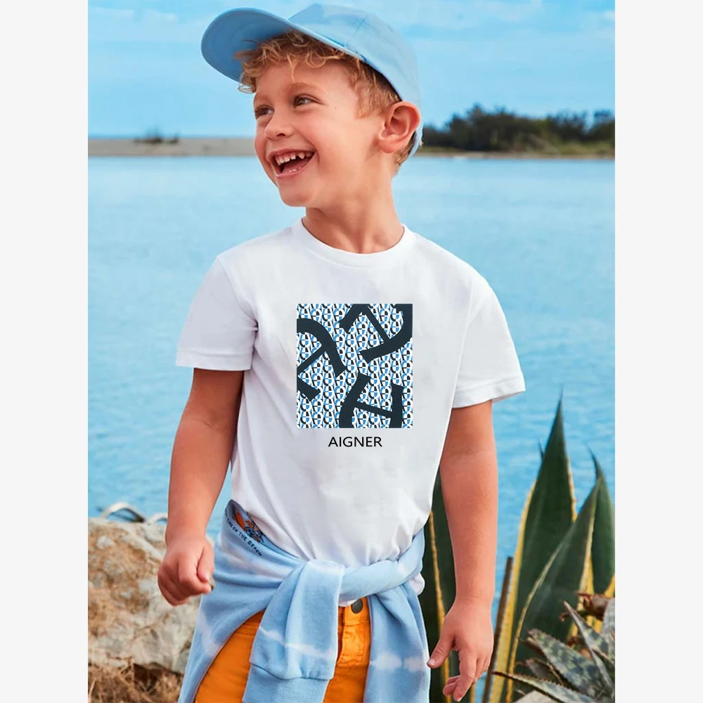 High end Wholesale Kids Clothes 2024 Summer New Design letter Printed Boy Top Shirts for Girls Cotton T-Shirt
High end Wholesale Kids Clothes 2024 Summer New Design letter Printed Boy Top Shirts for Girls Cotton T-Shirt