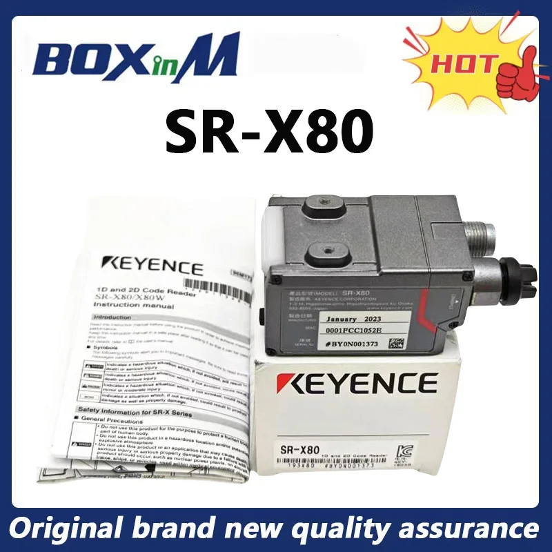100% НОВЫЙ оригинальный считыватель штрих-кодов KEYENCE SR-X80 SR-X80W AI интеллектуальный двумерный код
100% НОВЫЙ оригинальный считыватель штрих-кодов KEYENCE SR-X80 SR-X80W AI интеллектуальный двумерный код