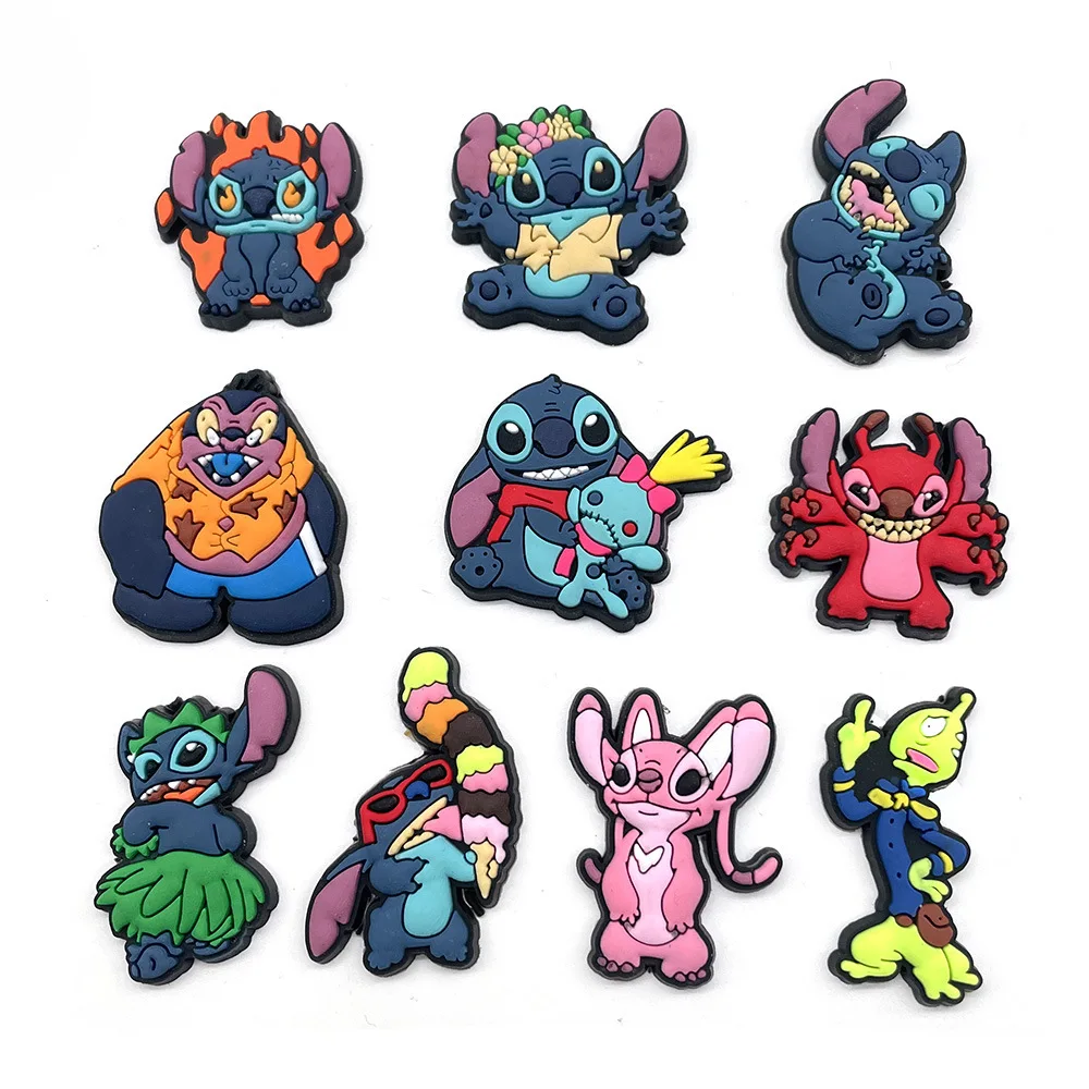 MINISO Cartoon Stitch Clogs charms DIY stere Shoe Flower Decorative Buckles Detachable Clogs Decorations Children gift
MINISO Cartoon Stitch Clogs charms DIY stere Shoe Flower Decorative Buckles Detachable Clogs Decorations Children gift