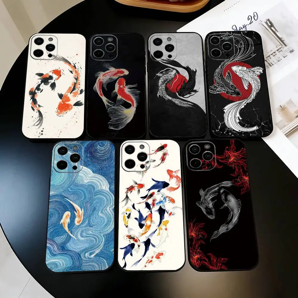 Painting Koi Carp Art Phone Case Silicone Soft For IPhone 17 16 15 14 13 12 11 X XR Plus Pro Max Plus
Painting Koi Carp Art Phone Case Silicone Soft For IPhone 17 16 15 14 13 12 11 X XR Plus Pro Max Plus