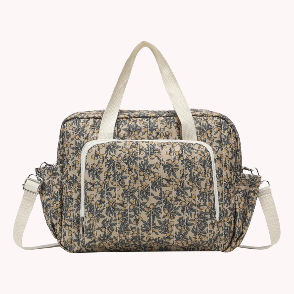 Floral Pram Diaper Bag Large Capacity Toiletry Luggage Bag Travel Tote Bag for Labor and Delivery
Floral Pram Diaper Bag Large Capacity Toiletry Luggage Bag Travel Tote Bag for Labor and Delivery