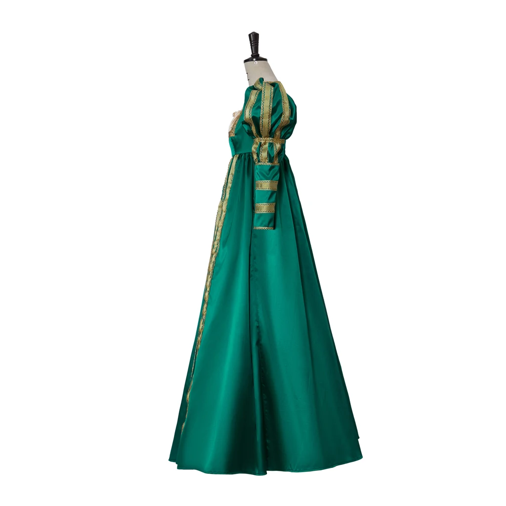 Lucrezia Borgia Cosplay Italian Renaissance Costume Women's Green Princess High Waistline Dress Halloween Carnival Party Outfit
Lucrezia Borgia Cosplay Italian Renaissance Costume Women's Green Princess High Waistline Dress Halloween Carnival Party Outfit