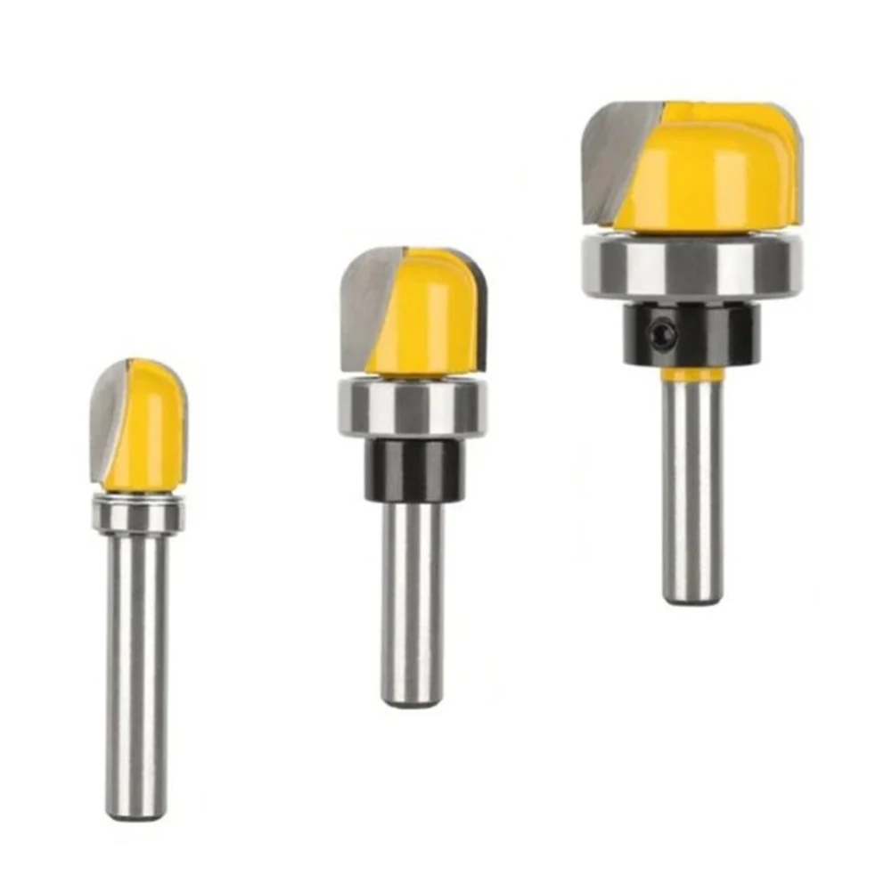 3pcs 8mm Shank Router Bits for Bowl and Tray with Round Nose Milling Cutter and Bearing Designed for Woodworking
3pcs 8mm Shank Router Bits for Bowl and Tray with Round Nose Milling Cutter and Bearing Designed for Woodworking