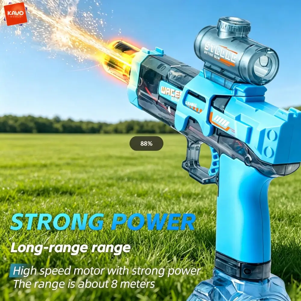 KAVOWORLD High Capacity Electric Water Gun Continuous Shooting Water Blaster Long Range Rechargeable Toy for Kids Outdoor Beach
KAVOWORLD High Capacity Electric Water Gun Continuous Shooting Water Blaster Long Range Rechargeable Toy for Kids Outdoor Beach