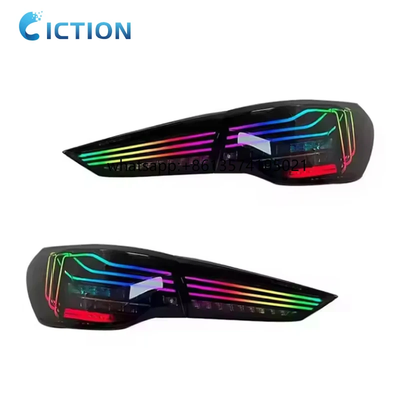 New Auto LED Tail Lights for M4 G82 4 Series G22 2020-2022 New CSL RGB Taillight G23 G26 New Upgrade Light
New Auto LED Tail Lights for M4 G82 4 Series G22 2020-2022 New CSL RGB Taillight G23 G26 New Upgrade Light