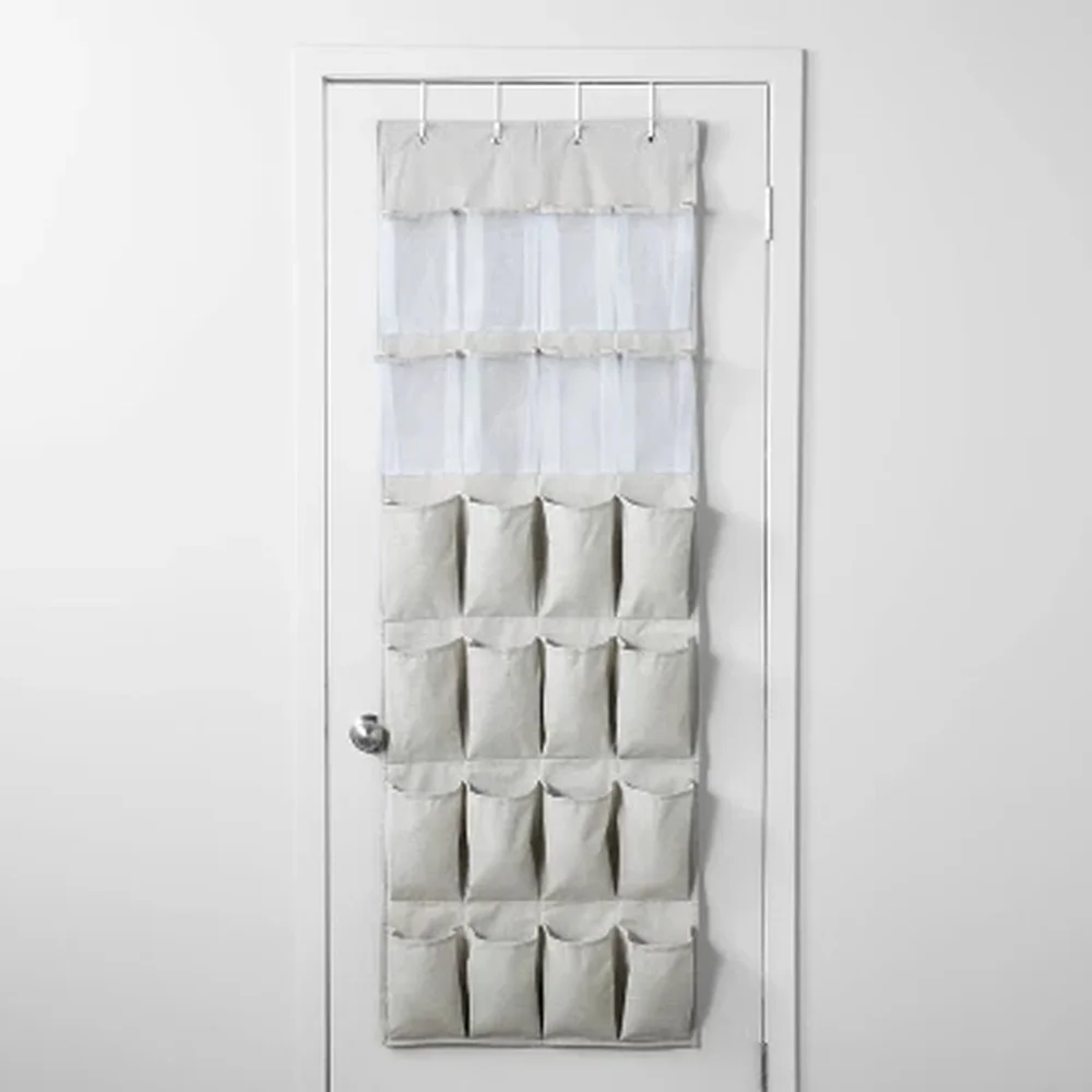Over Door 24 Pocket Mesh Shoe Organizer Hanging Storage Solution Footwear Accessories Closet Door Storage Non Assembly Required
Over Door 24 Pocket Mesh Shoe Organizer Hanging Storage Solution Footwear Accessories Closet Door Storage Non Assembly Required