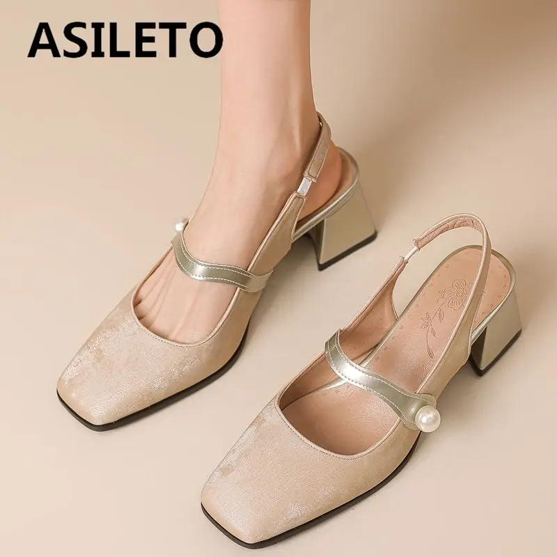 ASILETO 2025 New Design Women Sandals Square Toe Block Heels 6cm Back Strap Slip On Plus Size 45 46 47 48 Sweet Dating Shoes
ASILETO 2025 New Design Women Sandals Square Toe Block Heels 6cm Back Strap Slip On Plus Size 45 46 47 48 Sweet Dating Shoes
