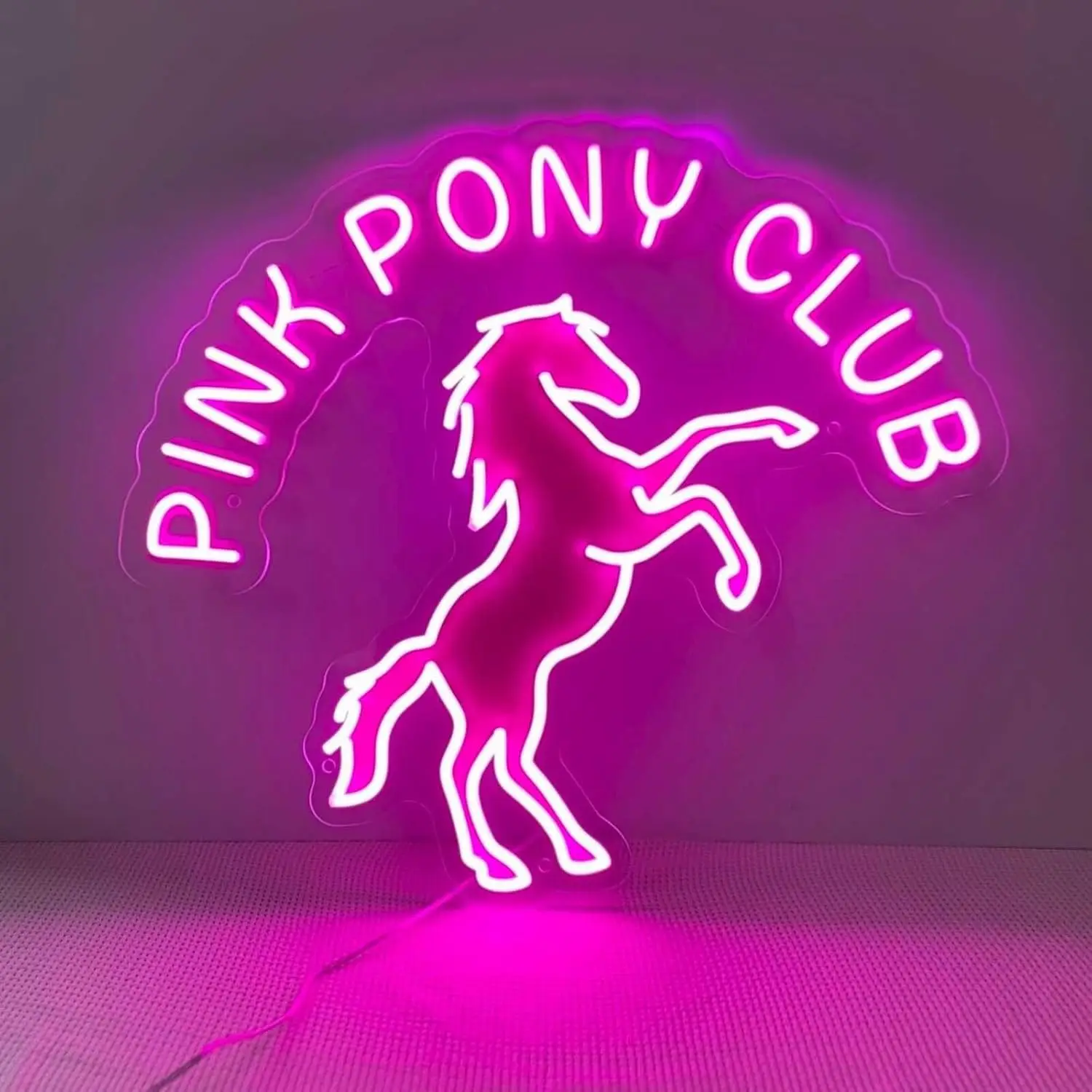 Pink Pony Club LED Neon Sign,Pop Art Wall Light for Bar,USB Powered Neon Light,Bar Club Gaming Room Bedroom Decoration Gift
Pink Pony Club LED Neon Sign,Pop Art Wall Light for Bar,USB Powered Neon Light,Bar Club Gaming Room Bedroom Decoration Gift