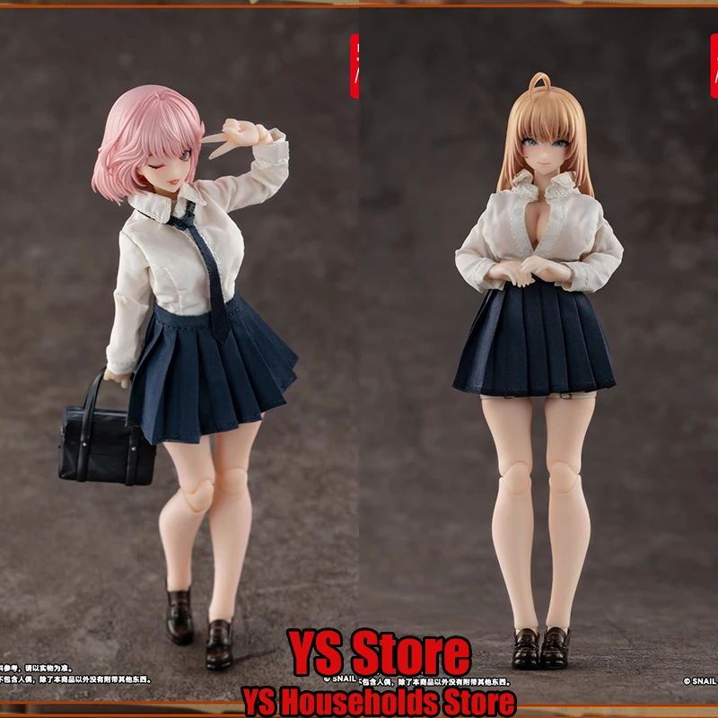 Snail Shell Handmade 1/12 Female Soldier White Shirt Jk Skirt Uniform Set Handbag Leather Shoes Accessory Bag For 6" Figure
Snail Shell Handmade 1/12 Female Soldier White Shirt Jk Skirt Uniform Set Handbag Leather Shoes Accessory Bag For 6" Figure