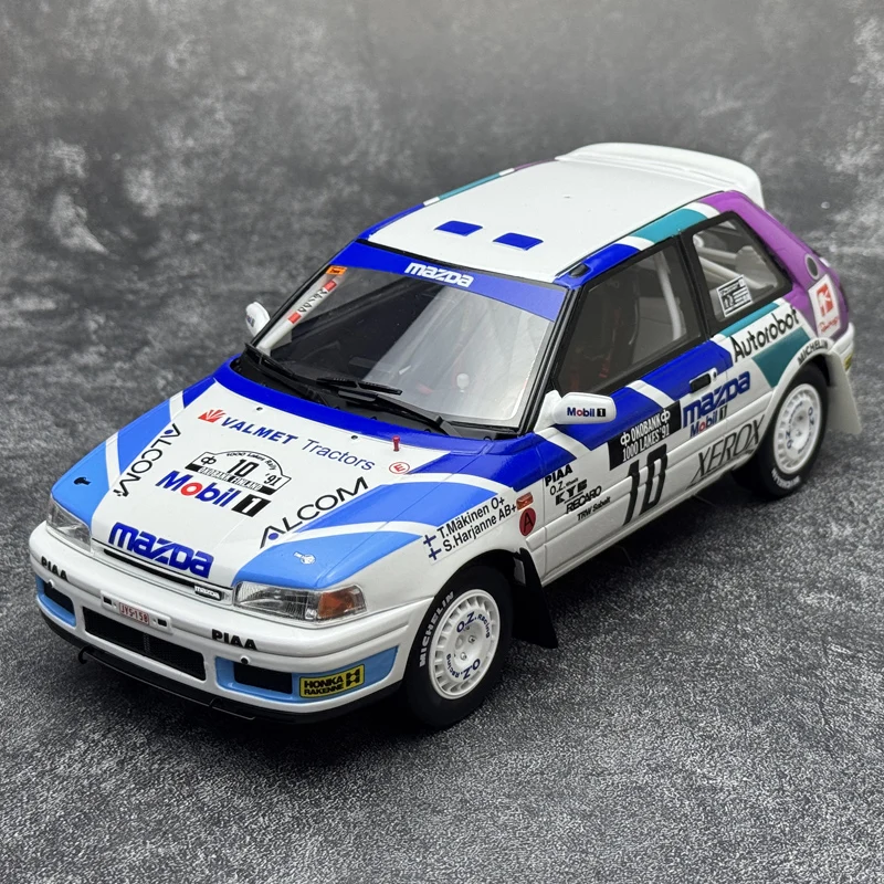 In stock 1:18 Mazda 3 GTX GR.A #10 1991 323 die-cast resin car model, boys' room decoration, adult collectible display item.
In stock 1:18 Mazda 3 GTX GR.A #10 1991 323 die-cast resin car model, boys' room decoration, adult collectible display item.