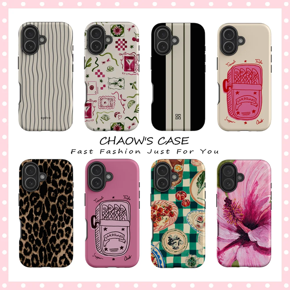 New CHAOW Ins style TD Fashion Phone Case for iPhone 17 16 15 14 13 12 11 Pro Max Air Plus Luxury Double-layer Back Cover
New CHAOW Ins style TD Fashion Phone Case for iPhone 17 16 15 14 13 12 11 Pro Max Air Plus Luxury Double-layer Back Cover