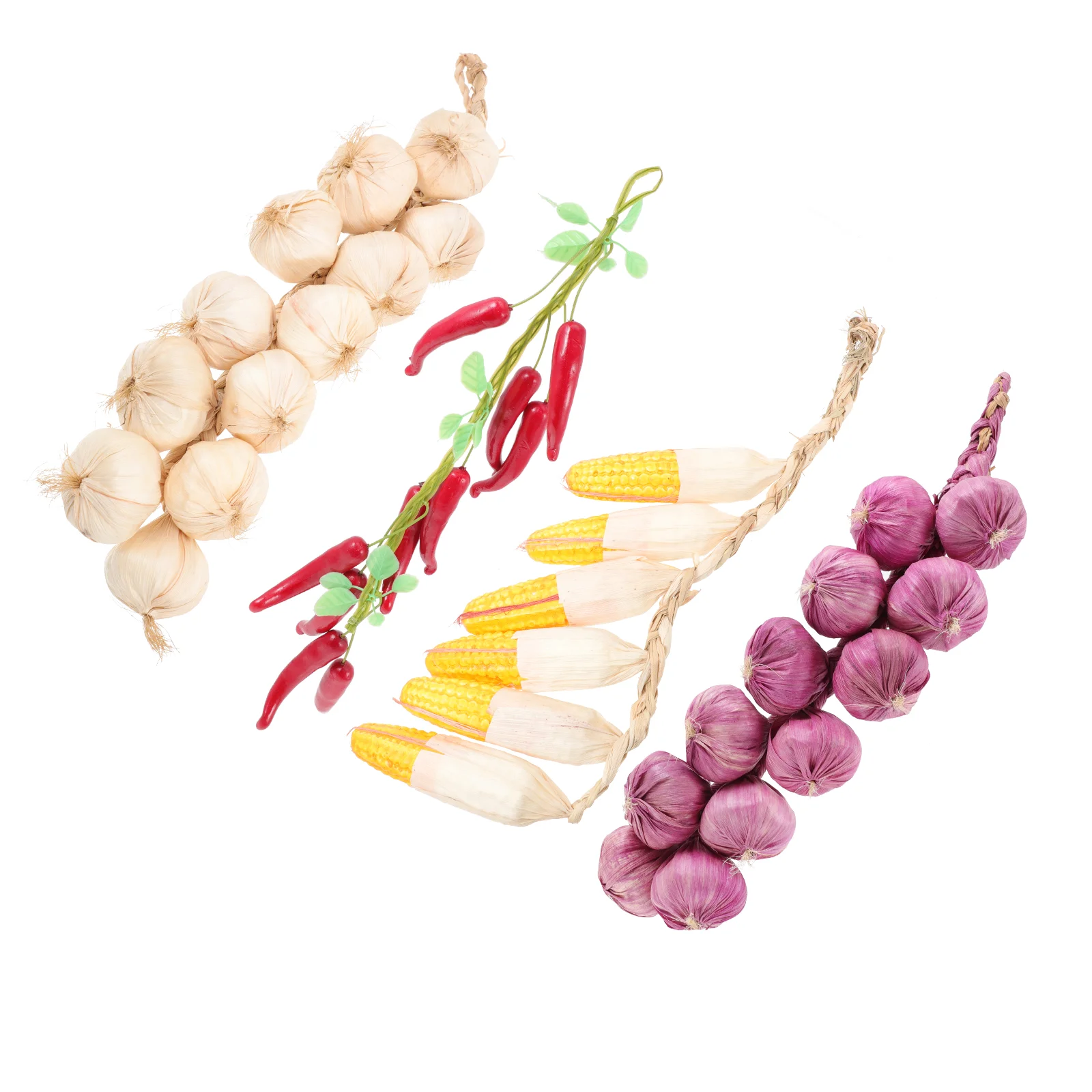 4 Pcs Props Simulated Garlic Hanging Skewers Artificial Vines Vegetable Decorations Foam Pepper Pendants
4 Pcs Props Simulated Garlic Hanging Skewers Artificial Vines Vegetable Decorations Foam Pepper Pendants