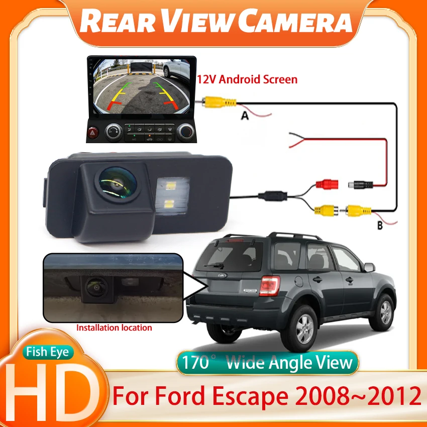 HD CCD Backup Rear View Camera For Ford Escape 2008 2009 2010 2011 2012 Night Vision Waterproof High quality RCA Parking Camera
HD CCD Backup Rear View Camera For Ford Escape 2008 2009 2010 2011 2012 Night Vision Waterproof High quality RCA Parking Camera