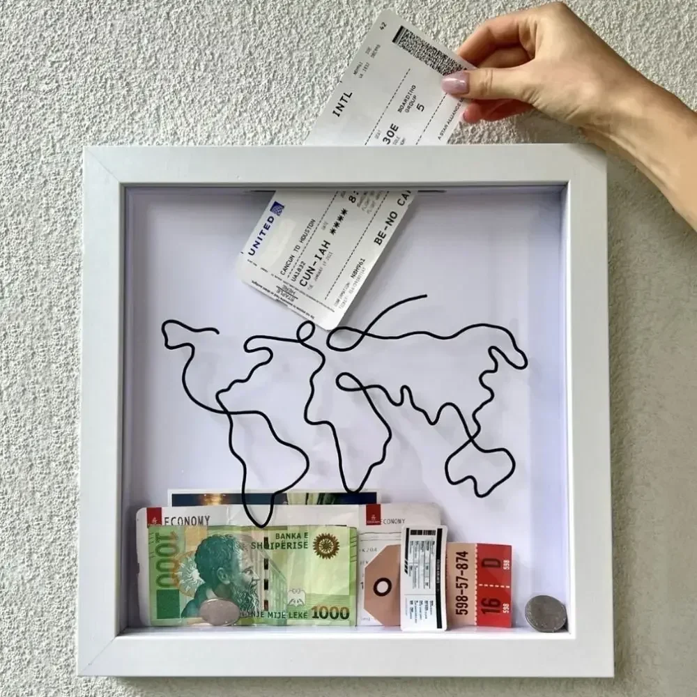 Universal Ticket Storage Box Photo Frame Creative Travel Adventure Archive Box Postcard Silver Coin Stamp Commemorate Home Decor
Universal Ticket Storage Box Photo Frame Creative Travel Adventure Archive Box Postcard Silver Coin Stamp Commemorate Home Decor