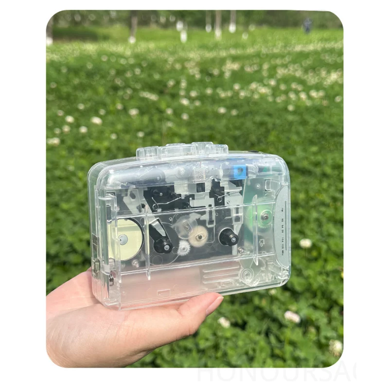 Портативный мини-кассетный плеер-радио Walkman с прозрачным корпусом, стерео HIFI, устройство для прослушивания на английском языке с наушниками
Портативный мини-кассетный плеер-радио Walkman с прозрачным корпусом, стерео HIFI, устройство для прослушивания на английском языке с наушниками