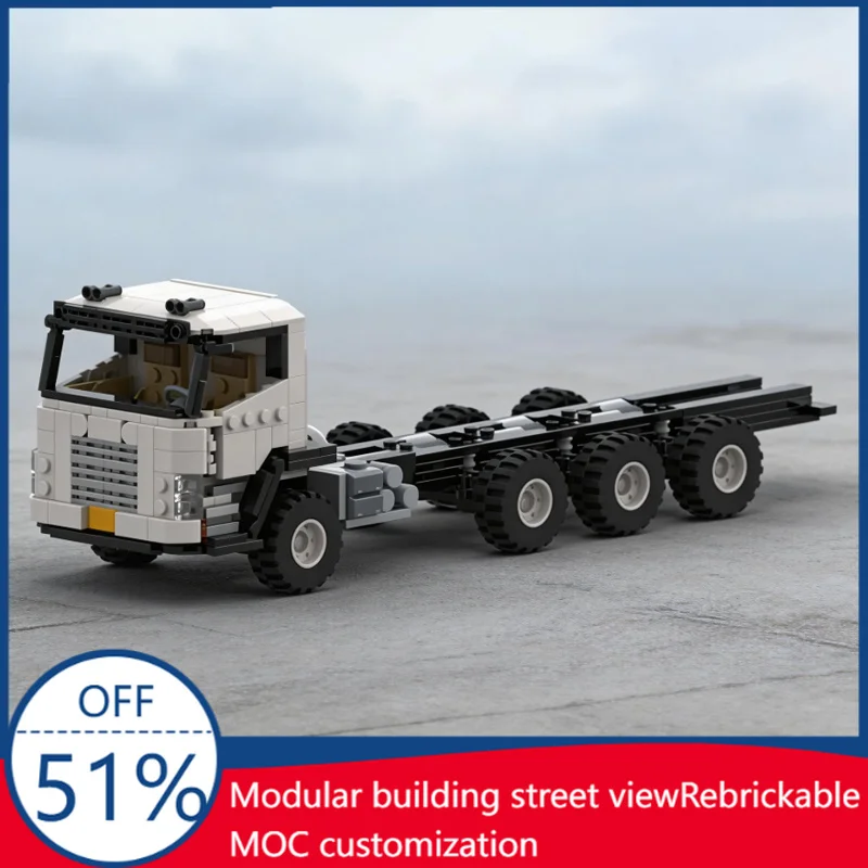 521 PCS Customize Series Heavy Truck Modular MOC Building Blocks Model Children Puzzles DIY Creative Toy Halloween Display Gift
521 PCS Customize Series Heavy Truck Modular MOC Building Blocks Model Children Puzzles DIY Creative Toy Halloween Display Gift