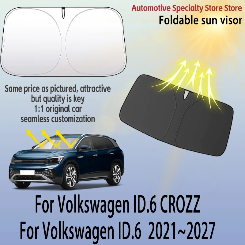 For Volkswagen ID.6 CROZZ 2021~2027 2026 2025 24 Front Windshield Sunshade Privacy curtain Car Sun Visor High quality Accessorie
For Volkswagen ID.6 CROZZ 2021~2027 2026 2025 24 Front Windshield Sunshade Privacy curtain Car Sun Visor High quality Accessorie