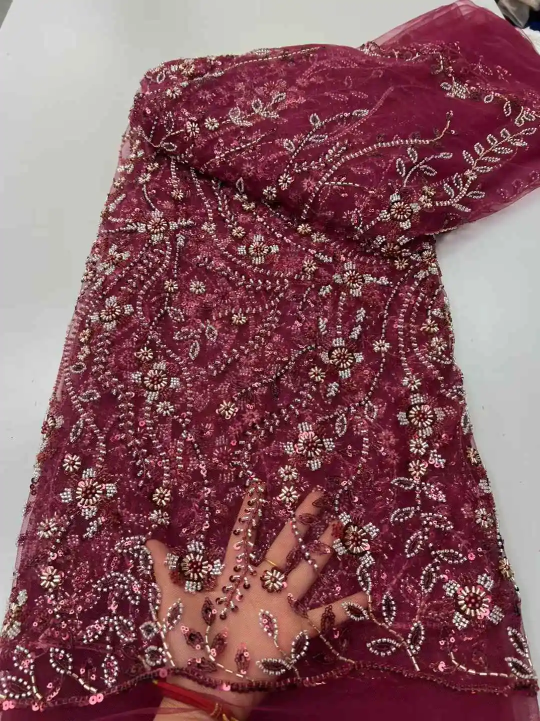 African Lace Fabric 2025 High Quality French 3D Flower Sequins Embroidery Beads Tulle Lace Fabric For Party Dress XX
African Lace Fabric 2025 High Quality French 3D Flower Sequins Embroidery Beads Tulle Lace Fabric For Party Dress XX