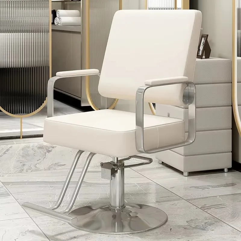 Designed White Barber Chair Aesthetic Personalized Minimalist Cheap Chair Square Mat Fashionable Soft Cadeira Salon Furniture
Designed White Barber Chair Aesthetic Personalized Minimalist Cheap Chair Square Mat Fashionable Soft Cadeira Salon Furniture