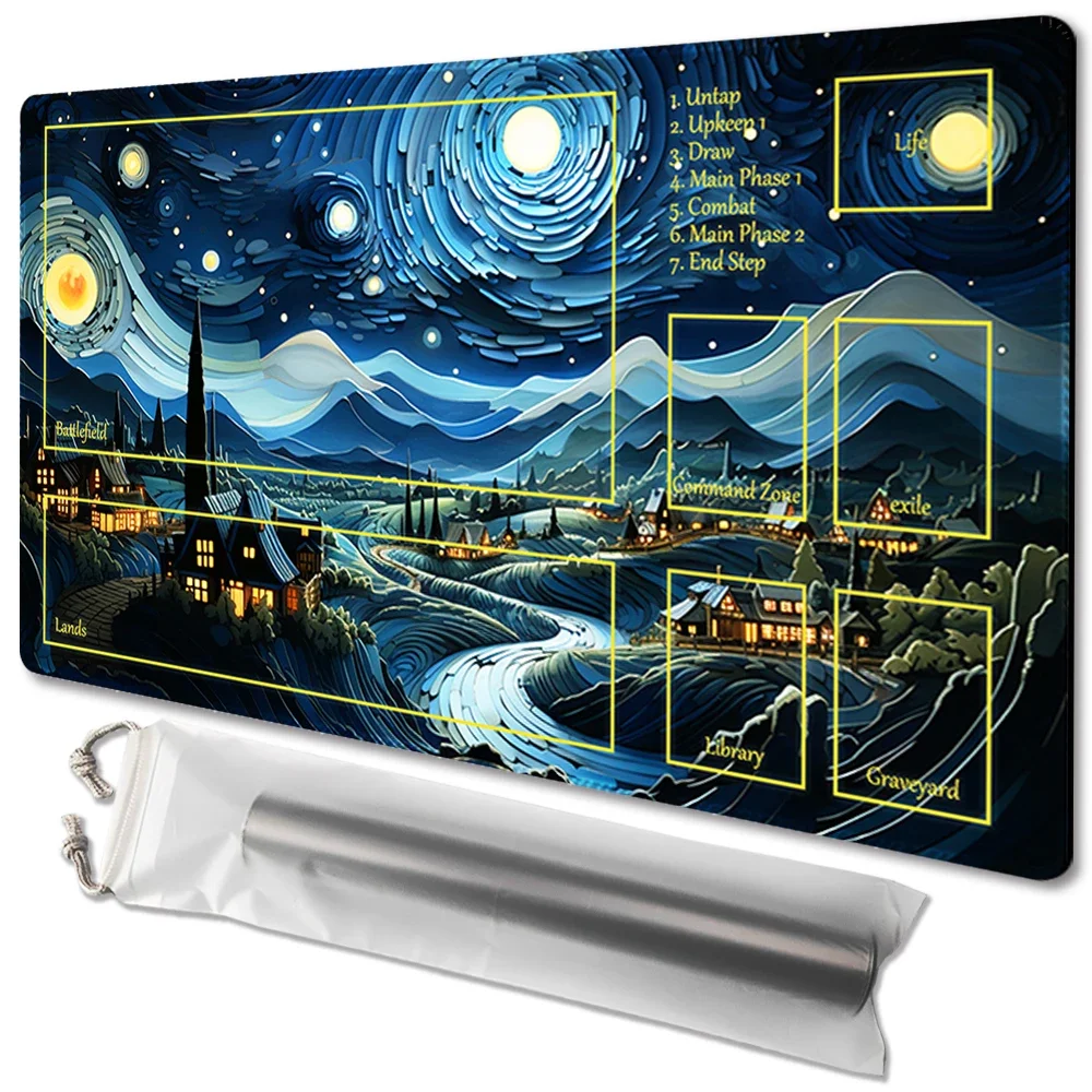 Galaxy Fantasy- Board Game MTG Playmat Table Mat Game Size 60X35 CM Mousepad Compatible for TCG CCG
Galaxy Fantasy- Board Game MTG Playmat Table Mat Game Size 60X35 CM Mousepad Compatible for TCG CCG