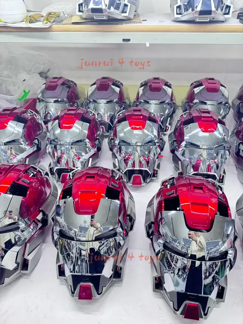 Silver Red MK5 pro Max Helmet Collectible Ornament - Voice Remote Control Automatic Functions Upgrade Version Ideal Gift
Silver Red MK5 pro Max Helmet Collectible Ornament - Voice Remote Control Automatic Functions Upgrade Version Ideal Gift