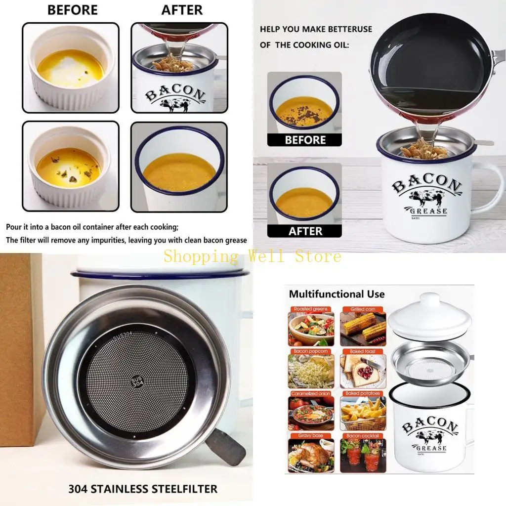KX4B Practical Enamel Creamer Can 1200ML Compact Design Traditional Kitchen Pot Suitable For Kitchen Or Dining Table
KX4B Practical Enamel Creamer Can 1200ML Compact Design Traditional Kitchen Pot Suitable For Kitchen Or Dining Table