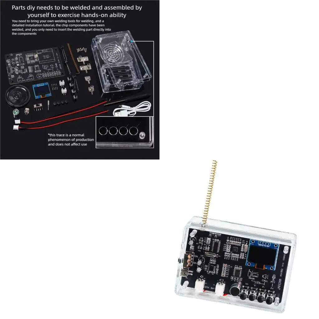 652F Mobiles DIY Two Way Radio Set With Radio Receiver For Outdoor Activities
652F Mobiles DIY Two Way Radio Set With Radio Receiver For Outdoor Activities