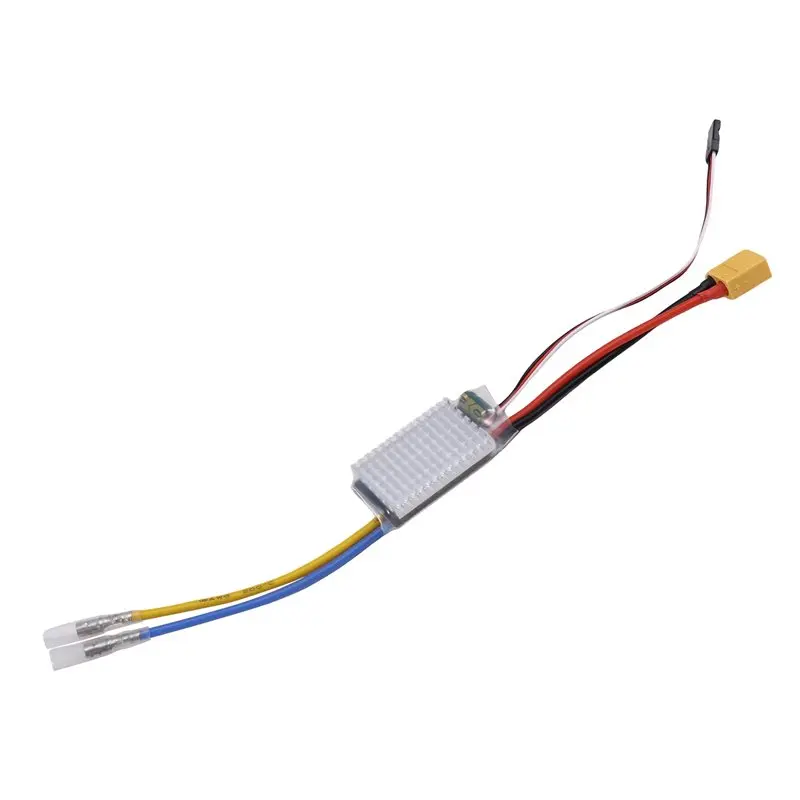 MACH-One-Way Brushed ESC 50A 2-6S For RC High-Speed Ship 1PCS 5V2A BEC Output XT60/T Plug For 370 380 390 540 550 Single Motors
MACH-One-Way Brushed ESC 50A 2-6S For RC High-Speed Ship 1PCS 5V2A BEC Output XT60/T Plug For 370 380 390 540 550 Single Motors