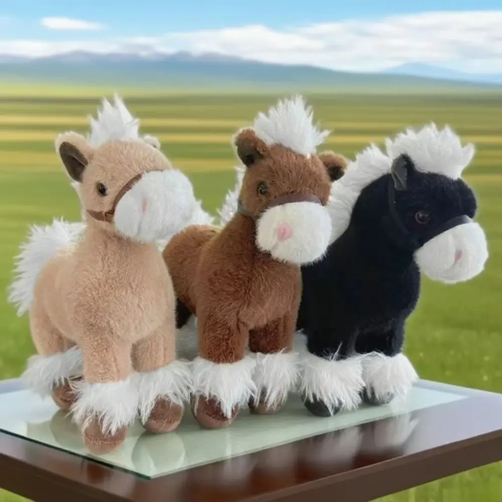 PP Cotton Realistic Horse Plush Toys Fluffy Soft Stuffed Standing Warhorse Doll Collection Portable Horse Mascot Stuffed Animal
PP Cotton Realistic Horse Plush Toys Fluffy Soft Stuffed Standing Warhorse Doll Collection Portable Horse Mascot Stuffed Animal