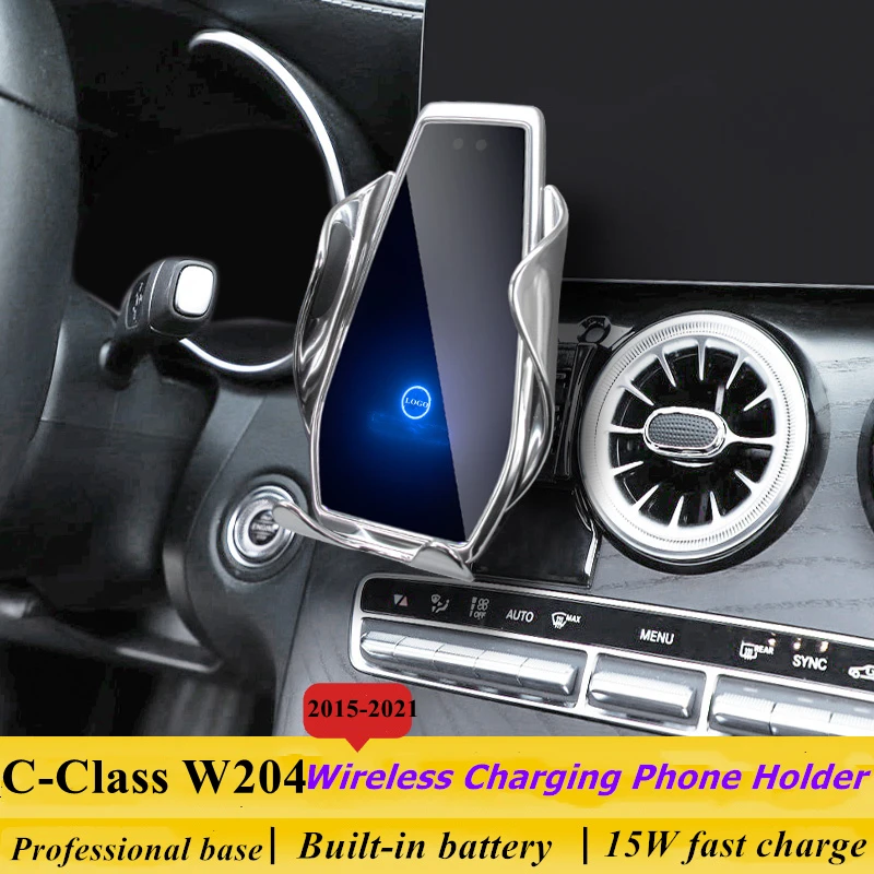 Dedicate for Mercedes Benz C Class W204 W205 2015-2021 Car Phone Holder 15W Qi Wireless Charger for iPhone Xiaomi Samsung Huawei
Dedicate for Mercedes Benz C Class W204 W205 2015-2021 Car Phone Holder 15W Qi Wireless Charger for iPhone Xiaomi Samsung Huawei