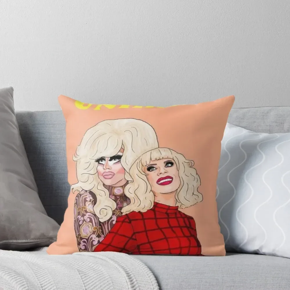 Trixie and Katya Throw Pillow Pillow Decor christmas supplies luxury throw pillow covers Ornamental
Trixie and Katya Throw Pillow Pillow Decor christmas supplies luxury throw pillow covers Ornamental