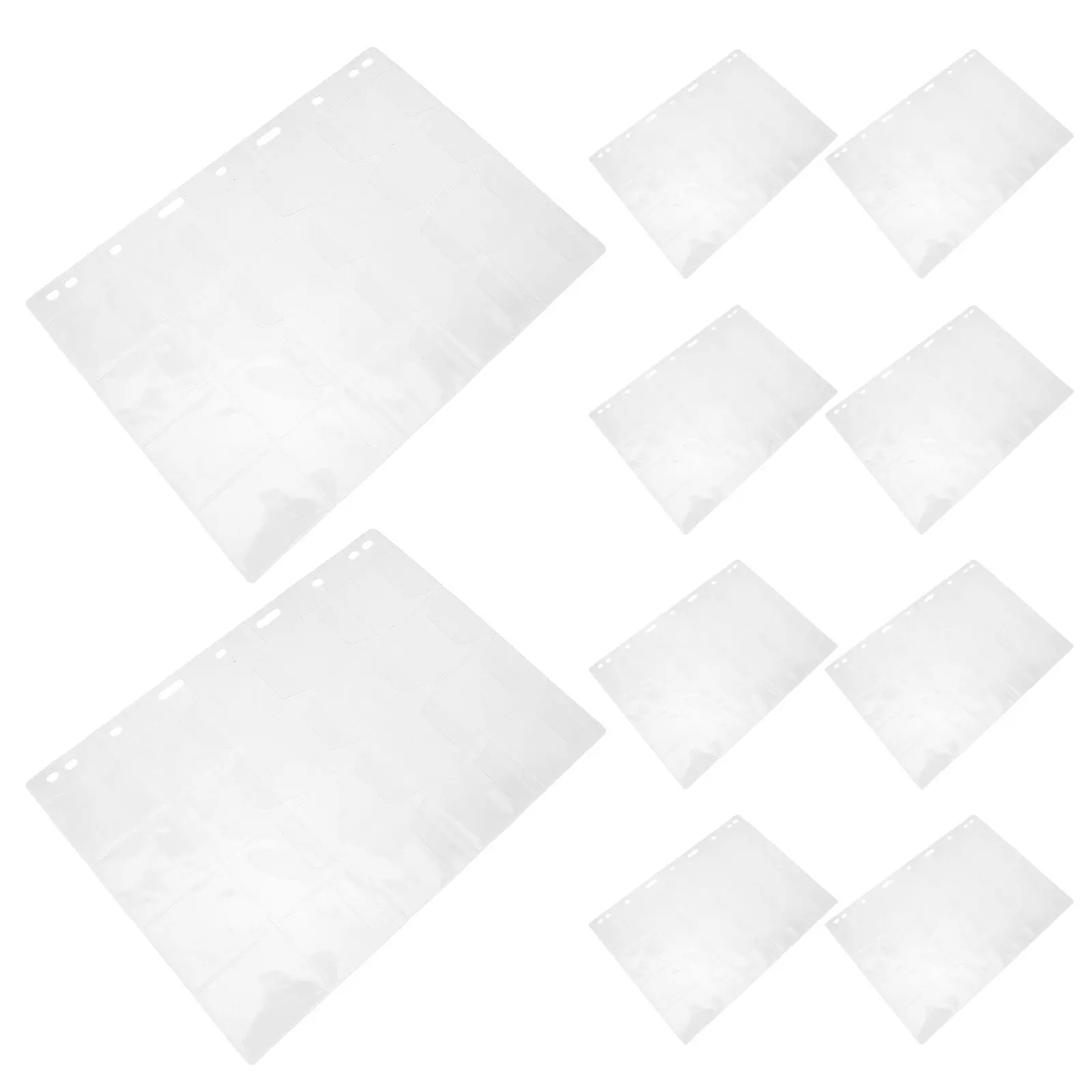 10Pcs Coin Storage Sleeves Standard 9-Hole 20- Collection Display Pages for Coin Stamp Badge Binders
10Pcs Coin Storage Sleeves Standard 9-Hole 20- Collection Display Pages for Coin Stamp Badge Binders