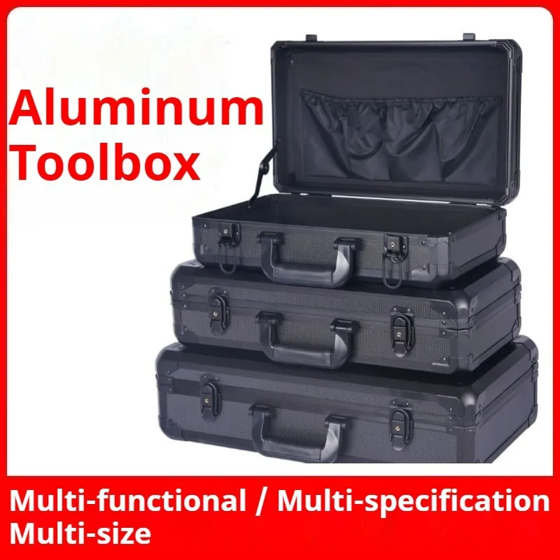 Aluminum Tool Storage Case Portable Handle Lockable Hard Shell Case Instruments Camera Gear Multifunctional Tools Packaging
Aluminum Tool Storage Case Portable Handle Lockable Hard Shell Case Instruments Camera Gear Multifunctional Tools Packaging