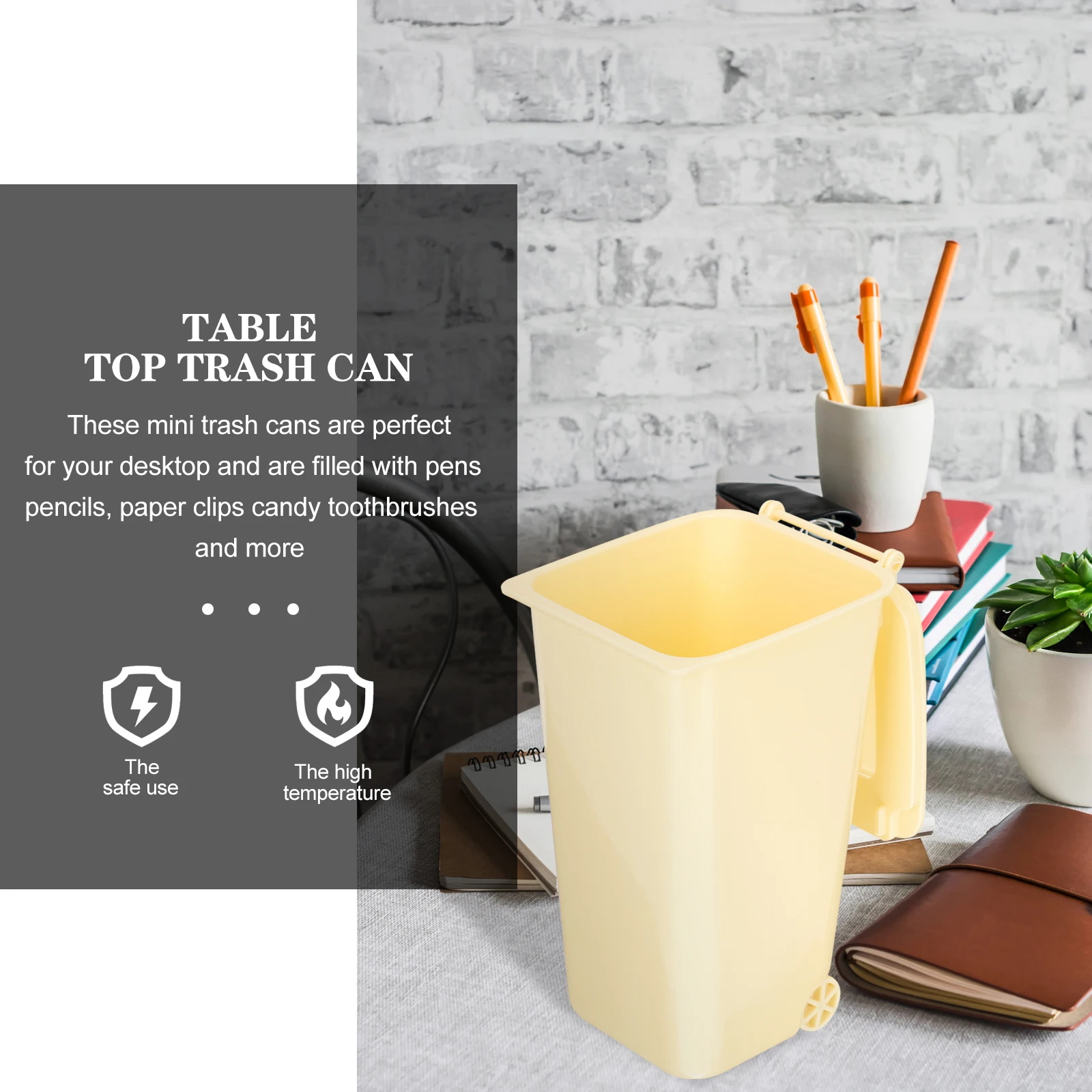 4 Pcs Plastic Box Trash Can with Lid Office Trashcan Mini Bin Lids Desktop Counter
4 Pcs Plastic Box Trash Can with Lid Office Trashcan Mini Bin Lids Desktop Counter