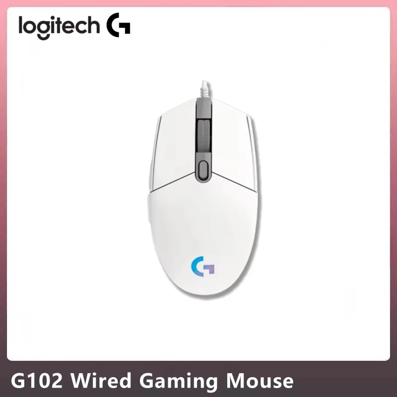 Logitech G102 Classic Reliable Gaming Mouse USB Wired Durable Design 8000DPI RGB for PC Mac Computer Accessories
Logitech G102 Classic Reliable Gaming Mouse USB Wired Durable Design 8000DPI RGB for PC Mac Computer Accessories