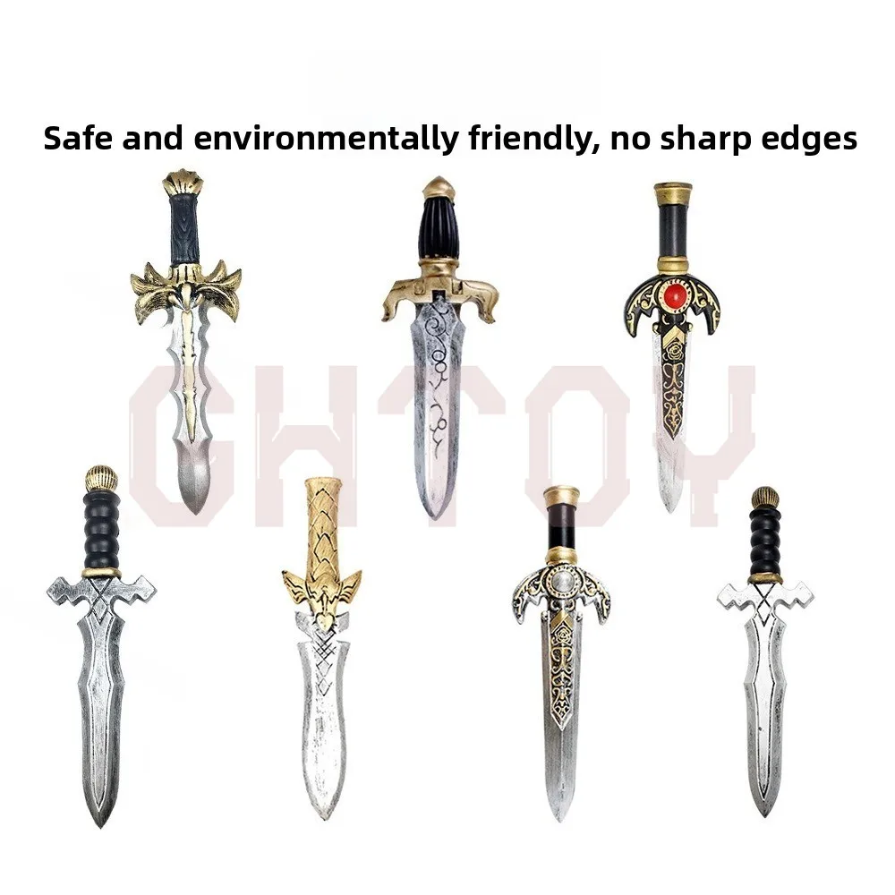 Меч-клинок для косплея на Хэллоуин, 33 см/12,99 дюйма, с зубчатым лезвием, безопасный, из ПУ-резины, для ролевых игр, подарок для мальчика
Меч-клинок для косплея на Хэллоуин, 33 см/12,99 дюйма, с зубчатым лезвием, безопасный, из ПУ-резины, для ролевых игр, подарок для мальчика