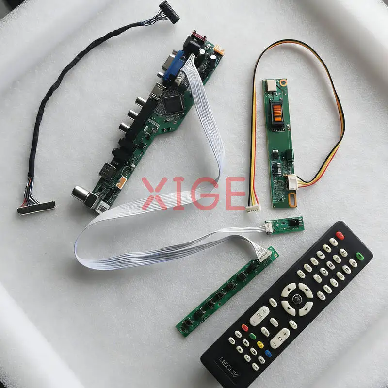 For M156NWR1 B156XW01 LP156WH1 CLAA156WA01A Screen Controller Board Kit DIY 1366x768 1366*768 USB+AV+VGA+HDMI 1-CCFL 30 Pin LVDS
For M156NWR1 B156XW01 LP156WH1 CLAA156WA01A Screen Controller Board Kit DIY 1366x768 1366*768 USB+AV+VGA+HDMI 1-CCFL 30 Pin LVDS