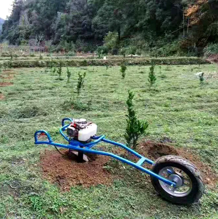Single-wheeled oline Ground Drill Two-stroke Pit Digger Cement Pole Pit Digger
Single-wheeled oline Ground Drill Two-stroke Pit Digger Cement Pole Pit Digger