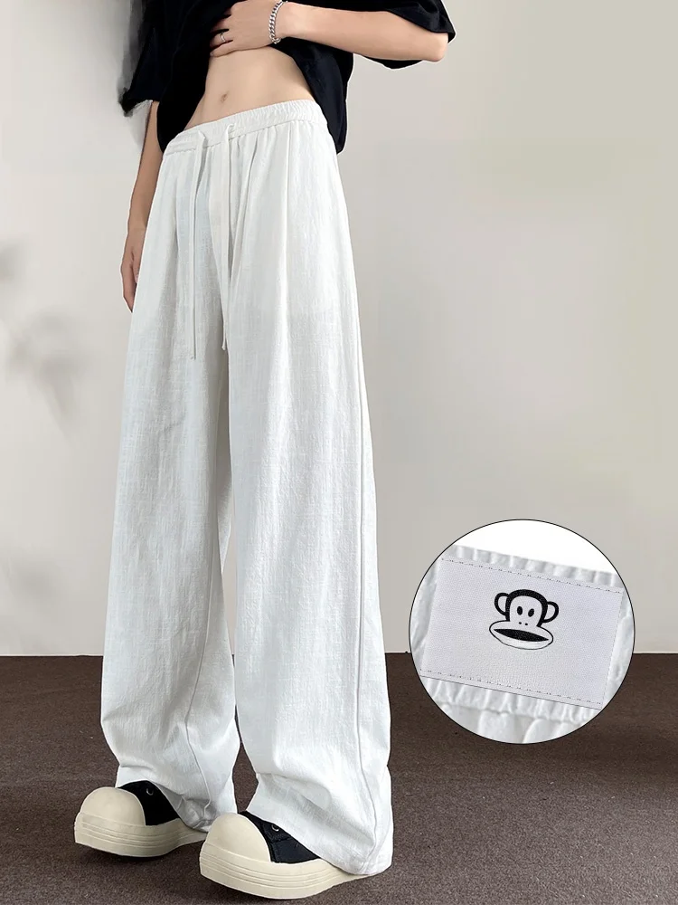 Мужские повседневные брюки Paul Frank Large Mouth Monkey, льняные, широкие, свободного кроя, весенние, новые, модные, дышащие, для лета
Мужские повседневные брюки Paul Frank Large Mouth Monkey, льняные, широкие, свободного кроя, весенние, новые, модные, дышащие, для лета